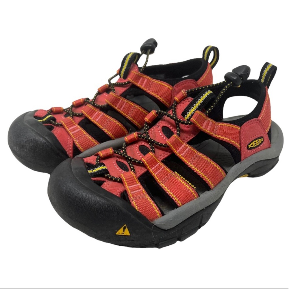 Keen Women's Red and Black Closed-Toe Sport Sandals